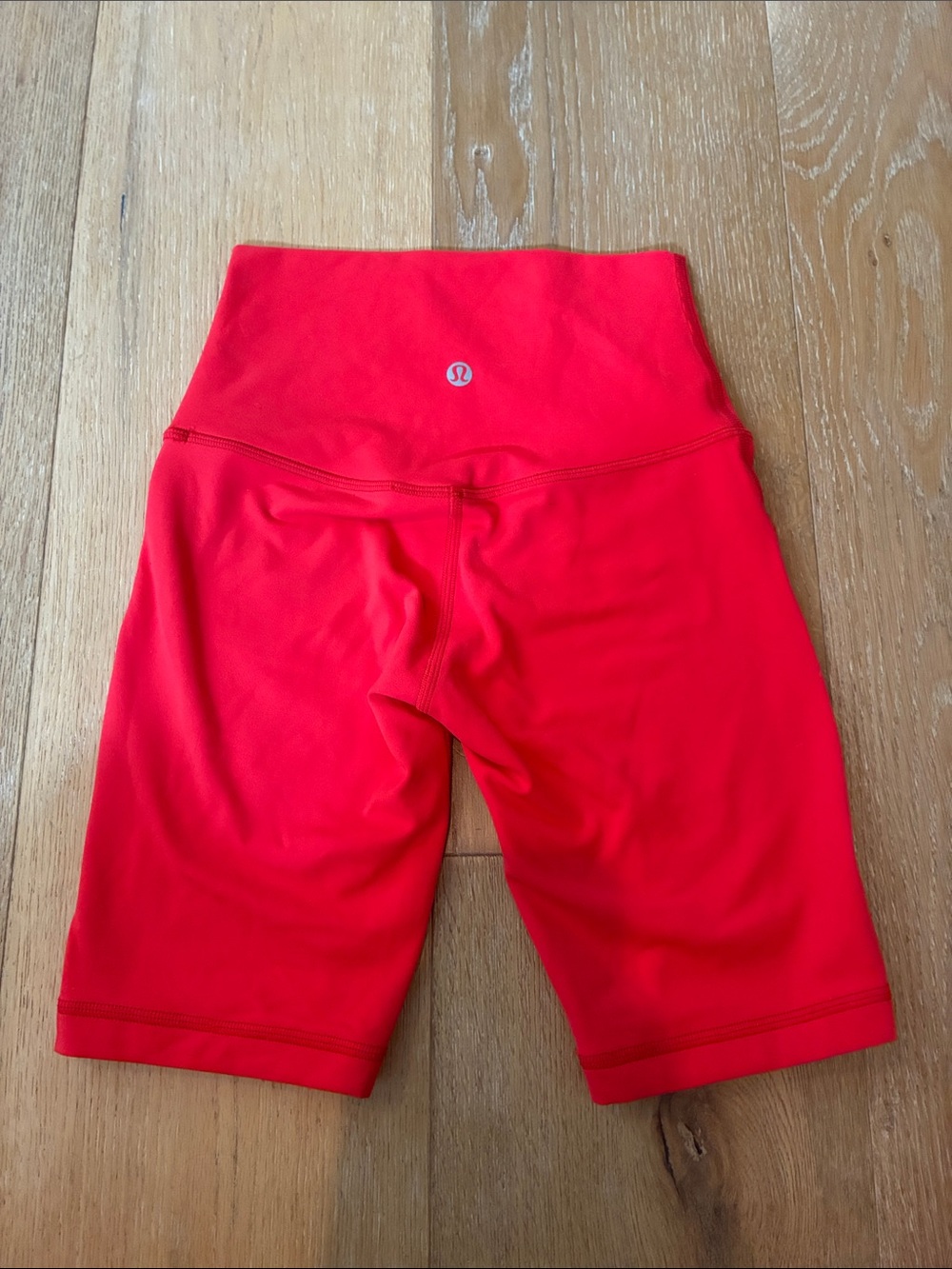lululemon athletica Bright Red High-Rise Bike Shorts
